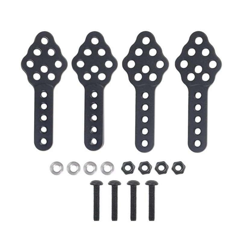 

4Pcs CNC Metal Shock Absorber Mount Adjust Height Angle Stand For RC Crawler Car Axial SCX10 90046 D90 D110