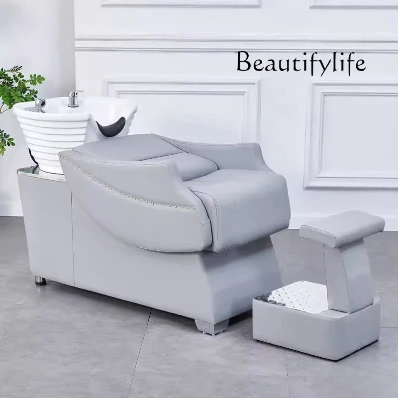 Парикмахерская кресло для шампуня парикмахерская частная сеть красная кровать