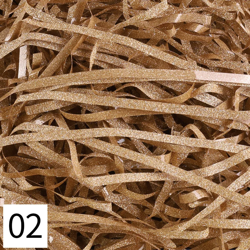 

Многоцветная бумажная рафия для упаковки подарков