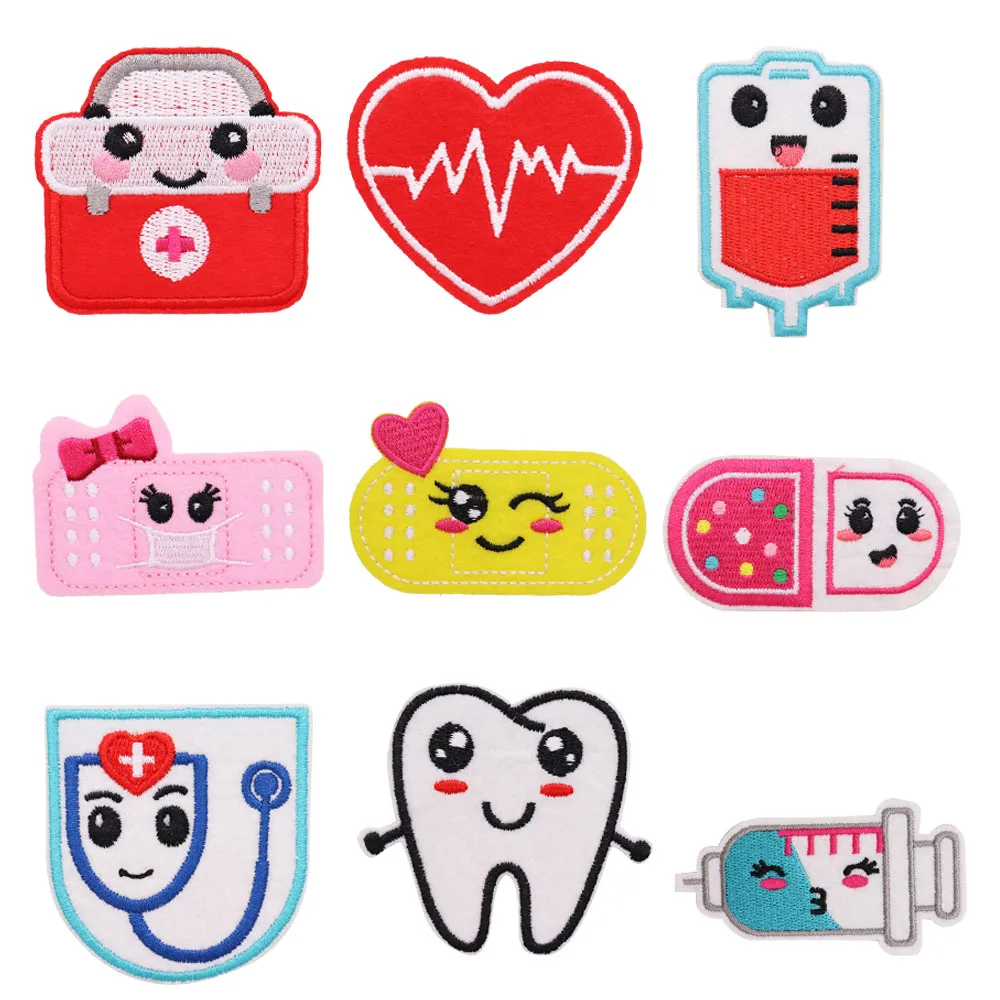 1 шт. пластырь для шприца с вышивкой |