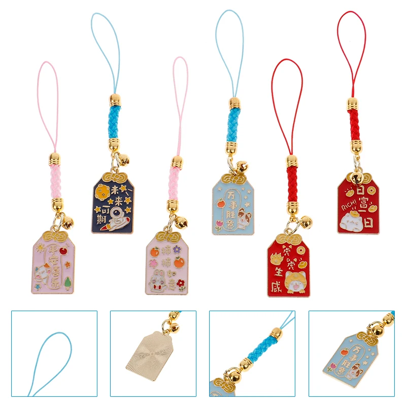 

Cute Prayer Pendant Smart Phone Strap Lanyards Keychain for IPhone/Samsung Decoration Keys Chain Mobile Phone Rope Hanging Charm
