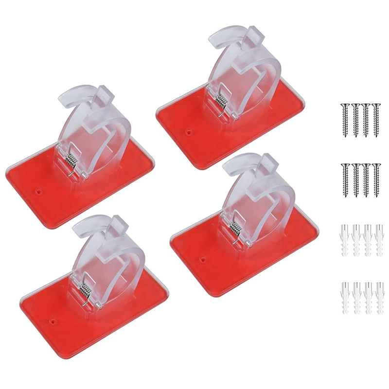 

Прозрачный кронштейн для карниза, не нужно сверлить клей для карниза, крючок для карниза, кронштейн для карниза с винтовым крючком