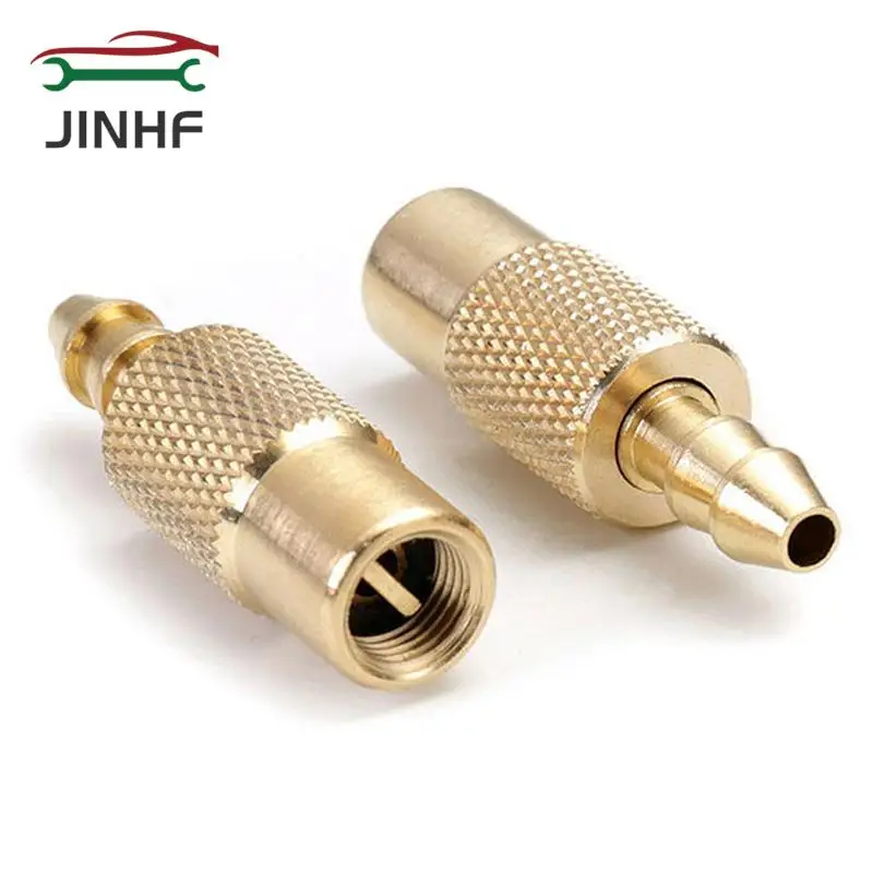 

2 PCS 6mm Tyre Wheel Tire Air Chuck Inflator Pump Valve Car Clip Clamp Connector Adapter dropshipping Auto Brass