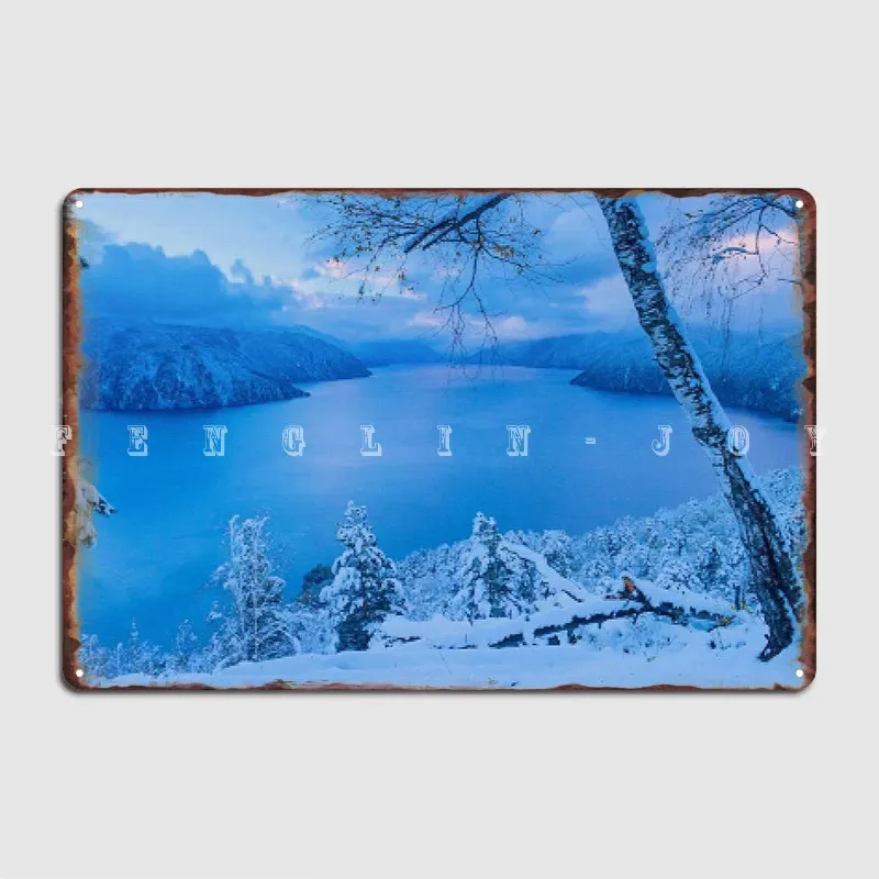 

Замороженный плакат, металлическая табличка, настенная пещера, гостиная, проектирование, жестяные пластинки Sign, плакат