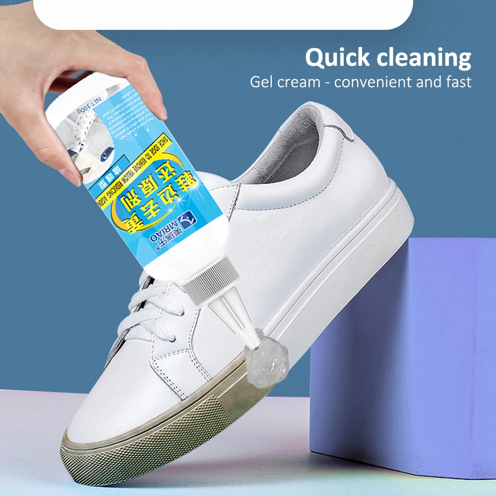 2 PCS White Shoe Gel Cleaner Yellow Edge Reducing Agent Sports Shoes Deoxidizing Gel Decontamination White Whitening Cleaner