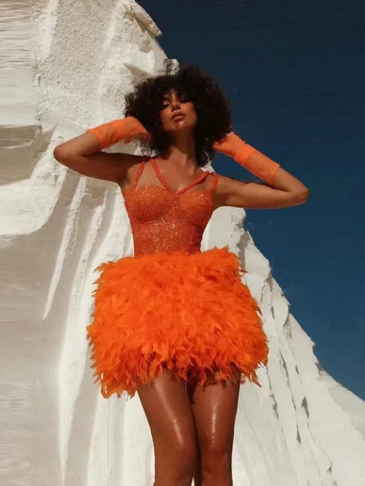 

Женское платье-мини без рукавов, с V-образным вырезом