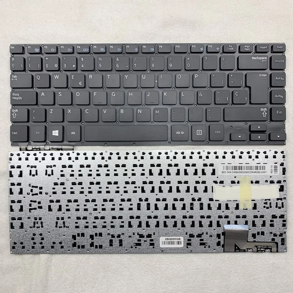 

Испанская клавиатура для ноутбука SAMSUNG NP530U4B NP530U4C NP535U4C NP530U4BI 530U4 NP530U4 530U4B 530U4C 530U4BI 535U4C 535U4B SP