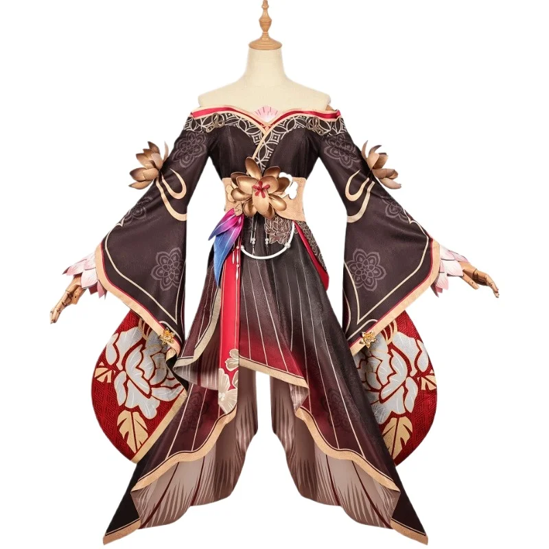 Игра Honkai Star Rail Fugue Косплей Костюм Платье Tingyun Sky-Faring Commission Xianzhou Luofu Хэллоуин