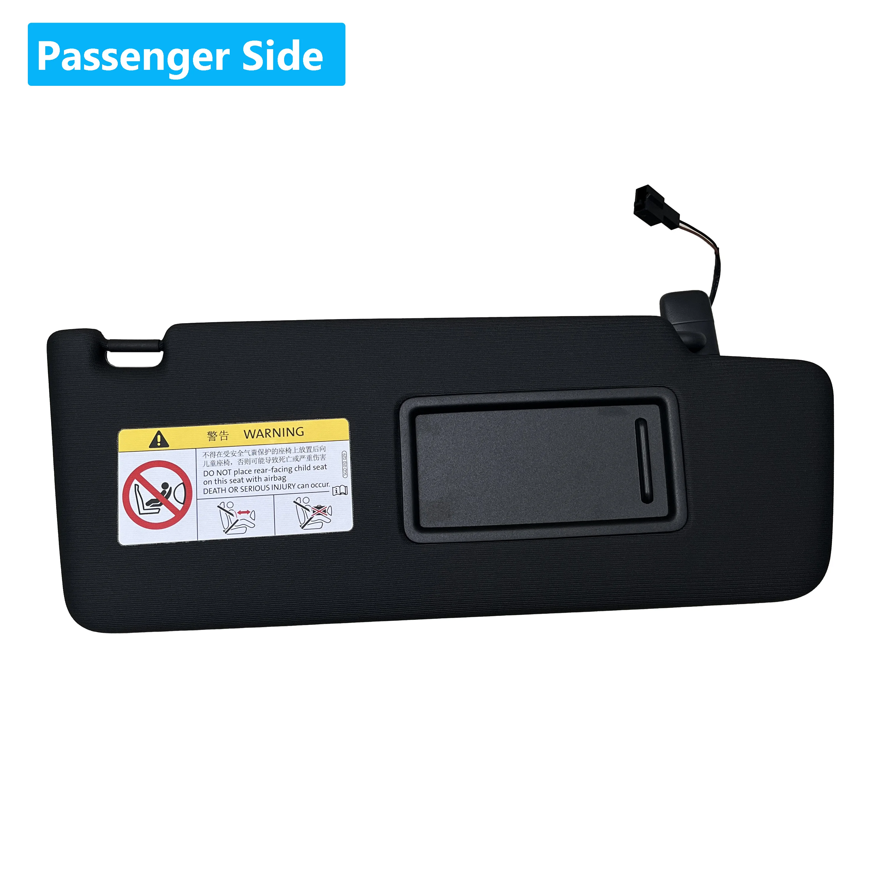 

Для VW Tiguan L II Touran L II 2017-2020 черный серый передний солнцезащитный козырек с зеркалом для макияжа 5TD 857521 5ТД 857522