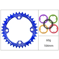 deckas narrow wide mtb crankset 32t 34t 36t 38t 104 bcd crown round bike plate bicycle monoplato cycling chainring