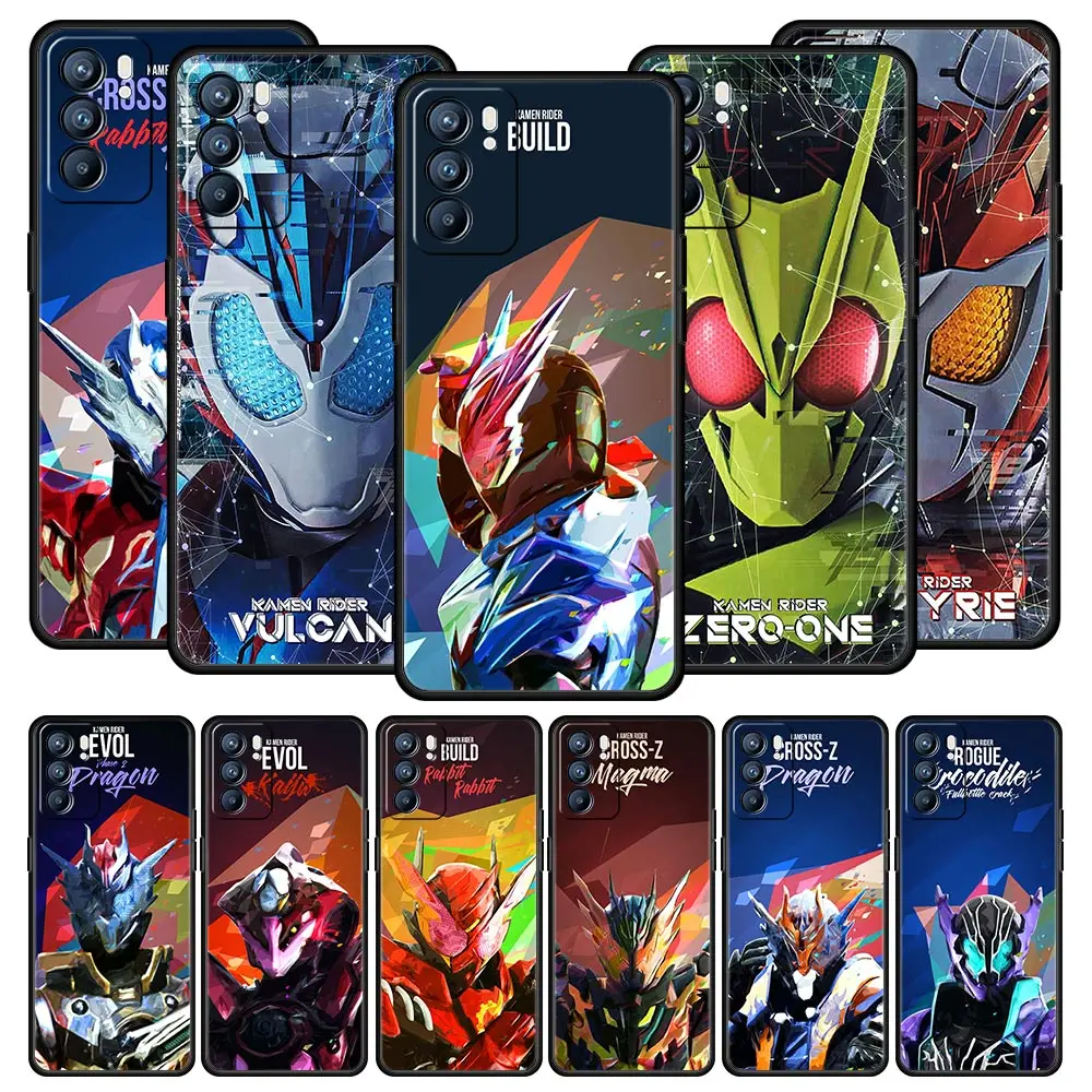 

Маскированный Kamen Rider Kuuga чехол для телефона для Oppo Find X5 Pro Reno7 SE Reno6 Z 5G A54 A53 A52 A9 2020 A95 A16 A76 A74 A12, мягкий чехол