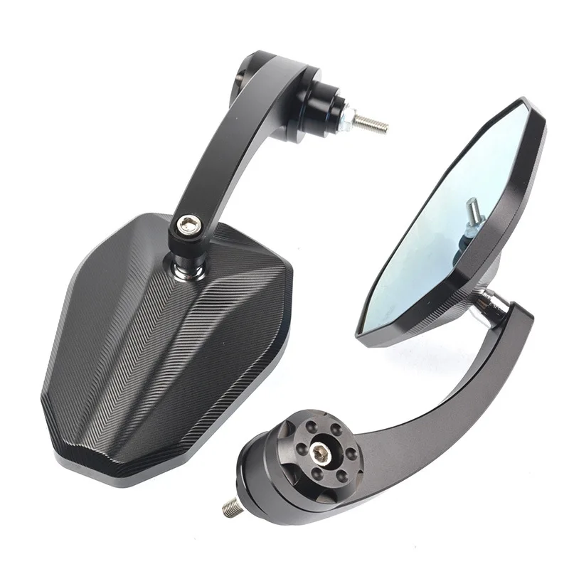 

17-22 мм зеркало на руле мотоцикла из алюминиевого сплава, регулируемое зеркало, универсальное для Honda Hornet CB650F Benelli 180S 752S TNT