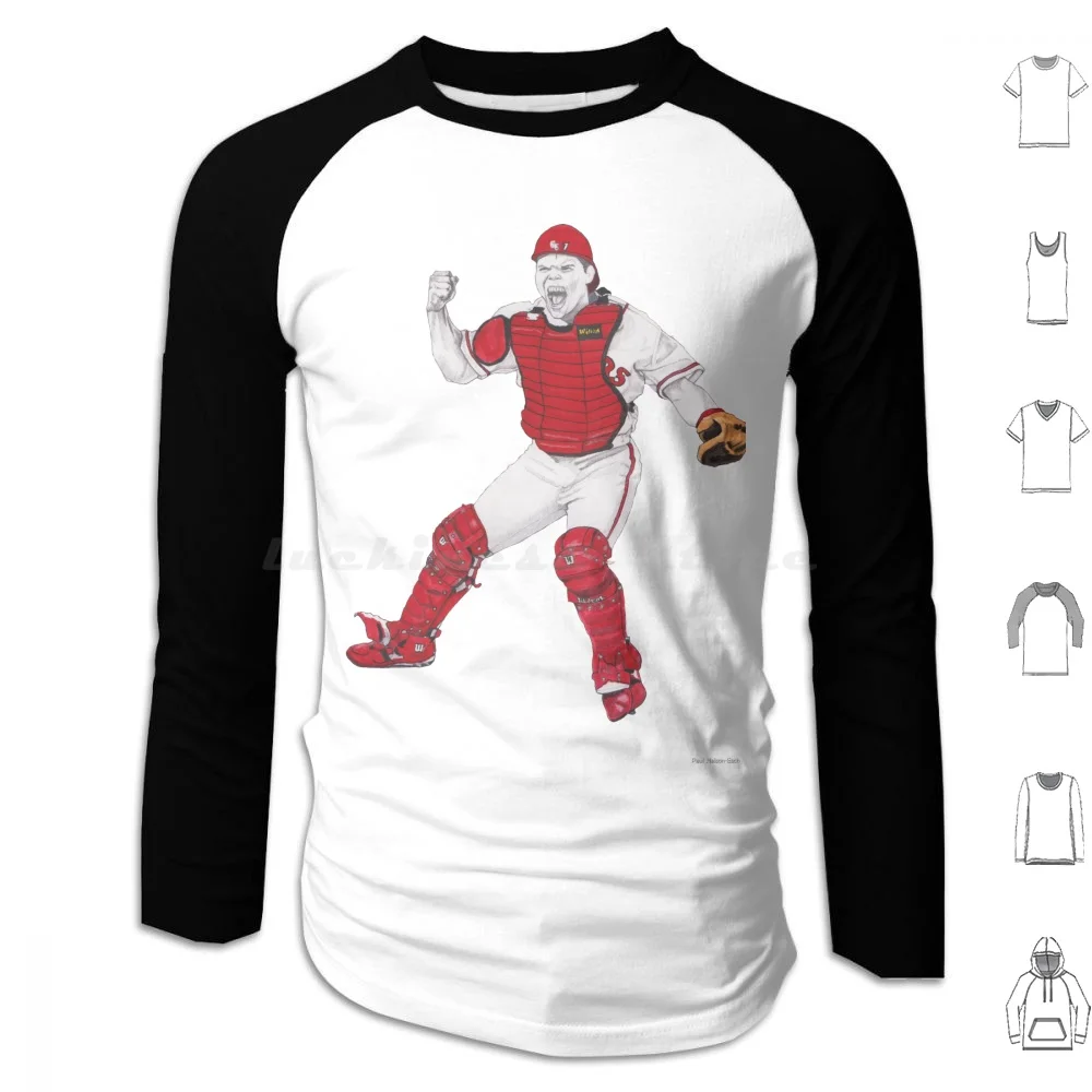 Толстовки с длинным рукавом для бейсбола Iochen &quotПуддж&quot бейсбольный фанат спорт