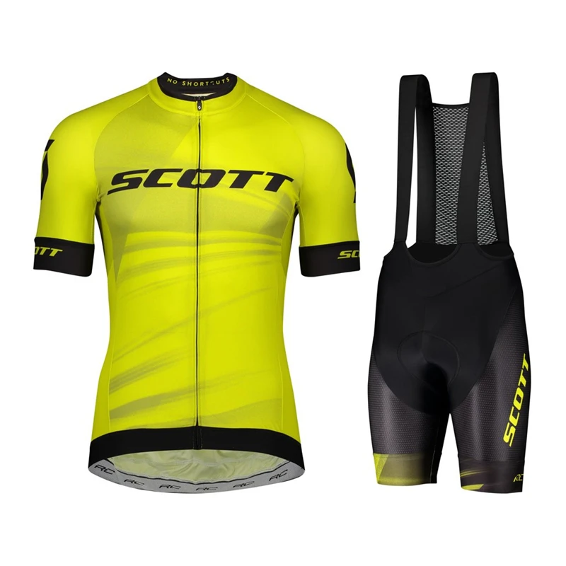 Cycling Shorts Men Men's Jacket 2023 SCOTT Man Maillot Summer Clothing Bike Clothes Bicycles Suit Complete Bib Teams Uniform