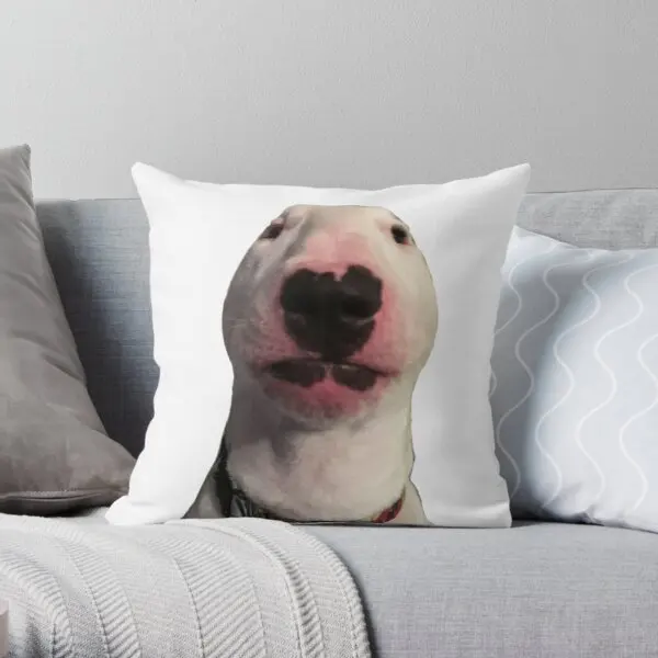 

Walter Dog Meme Front Facing Camera Printing Throw Pillow Cover Square Fashion Wedding Anime Decor Office Pillows not include