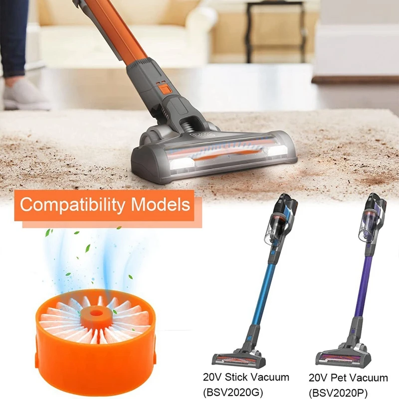 HEPA-фильтры запасные части детали робота-пылесоса совместимые с Black Decker BSV2020G BSV2020P