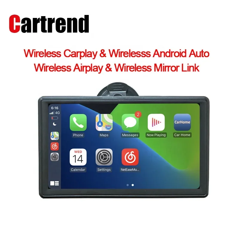 Беспроводной планшет для автомобиля на платформе IOS CarPlay автобуса внедорожника