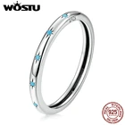 Женские круглые кольца со звездами, из серебра 925 пробы