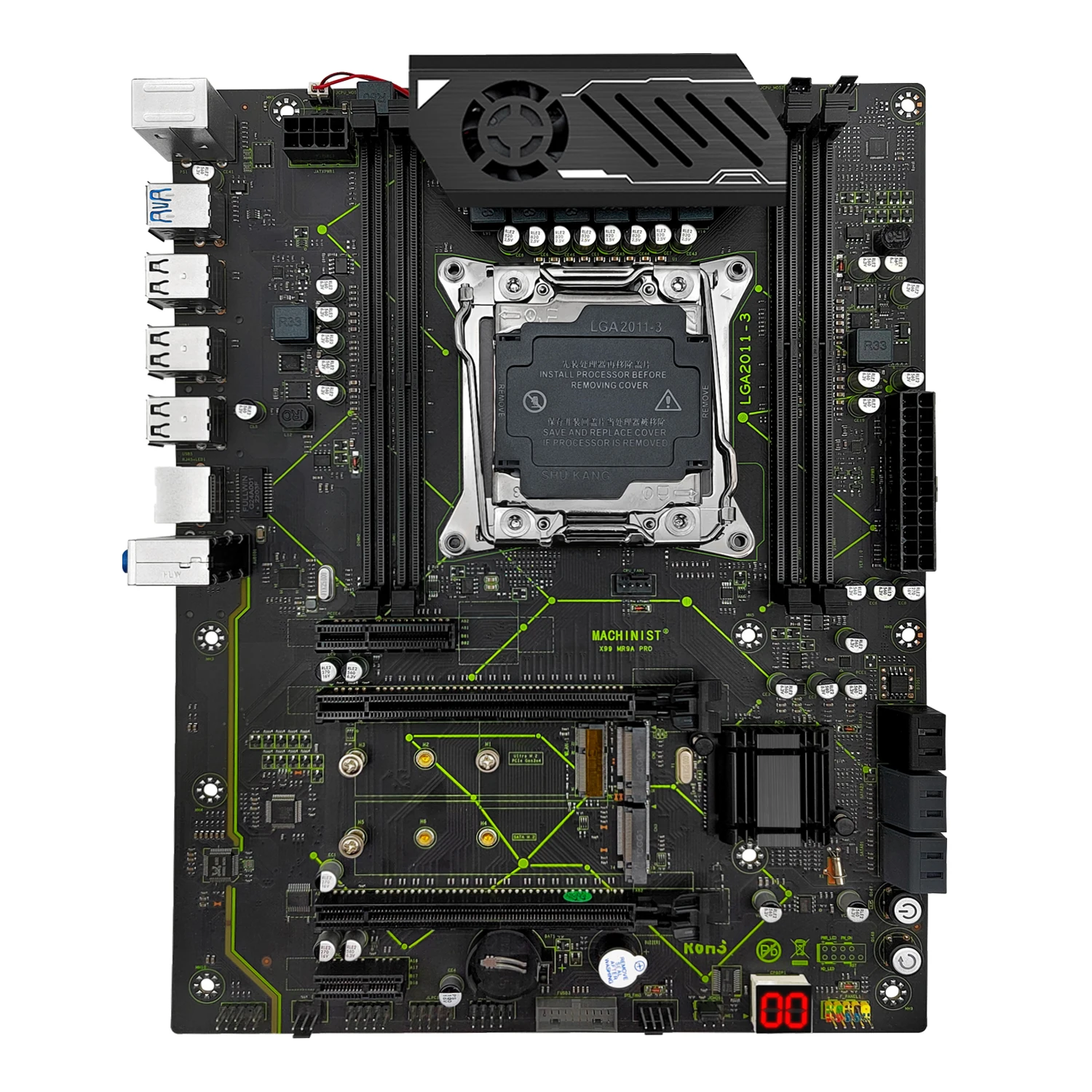 Machinist X99 материнская плата для настольного компьютера с поддержкой LGA 2011-3 Intel Xeon E5 V3 & V4 процессор ЦП DDR4 четырехканальная оперативная память ATX X99 MR9A