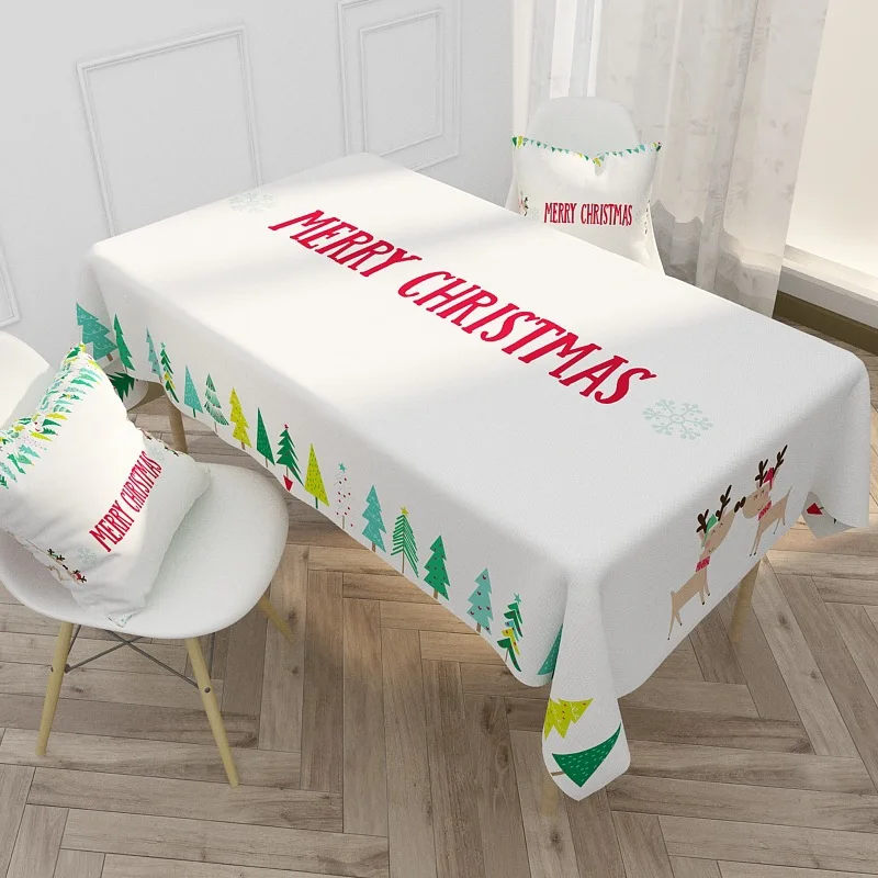 Скатерть в скандинавском стиле с цветными точками скатерть для обеденного стола