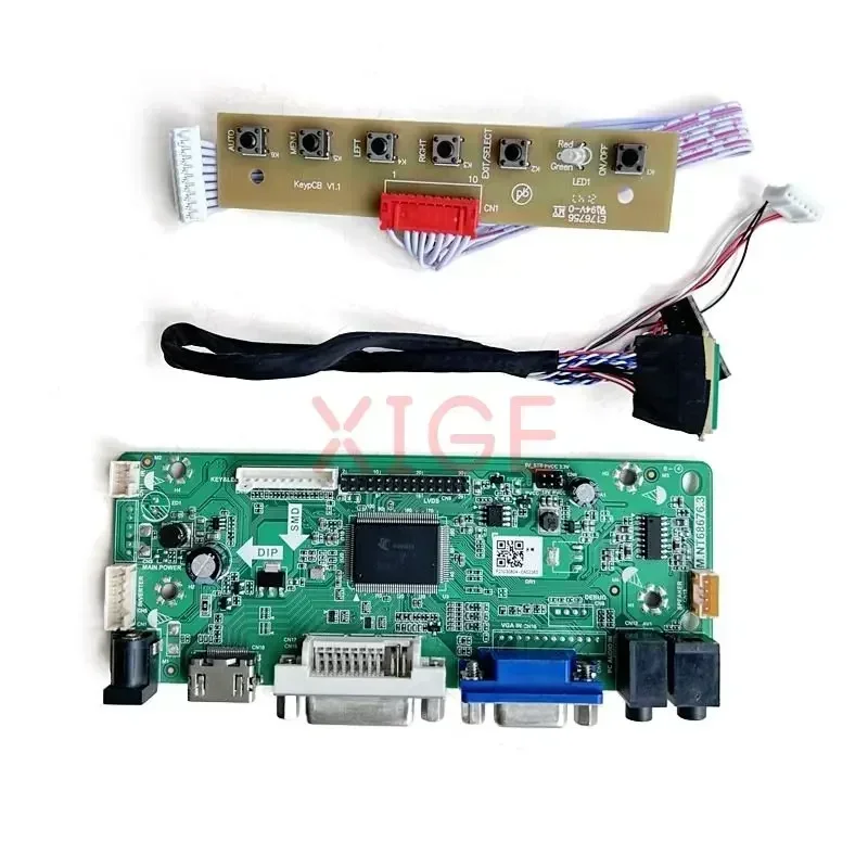 Для B140XW02 V1/V2 B140XW03 V0/V1 14 &quotVGA DVI 40-контактный LVDS экран ноутбука HDMI-совместимый 1366x768