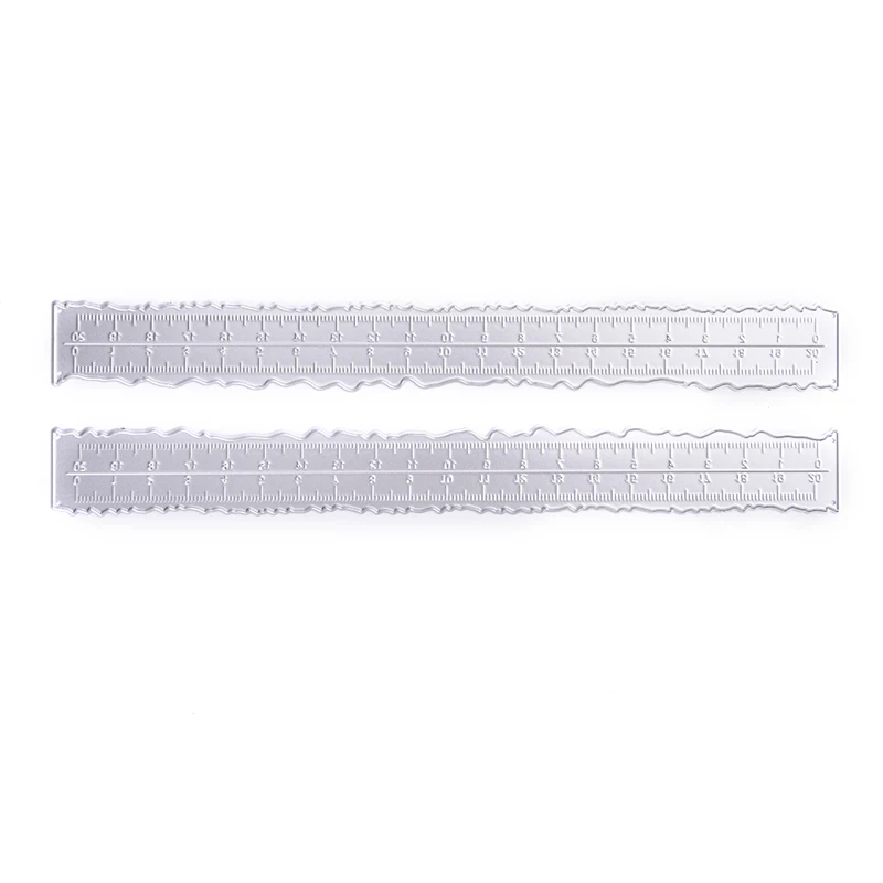 

Ruler Metal Cutting Die Creative Irregular Shape Embossing Script Die Stencils