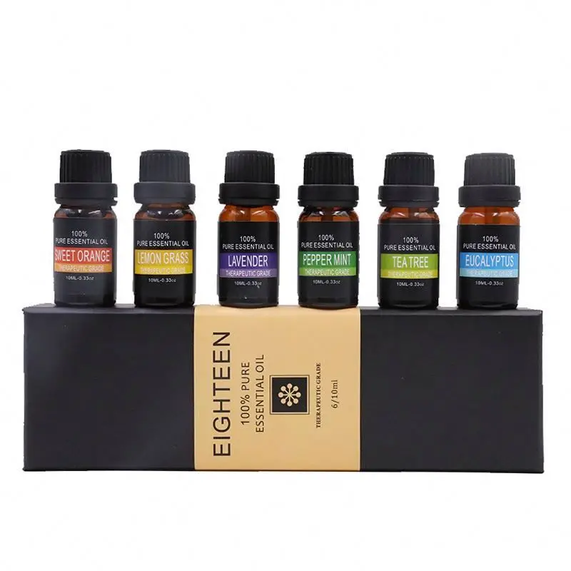 

6 Packs Aromatherapy Essential Oils Gift Set 10ml Lavender Oil for Diffuser Relaxation and Calming