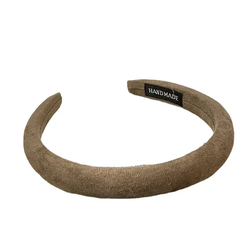 

Suede Velvet Hair Hoop Female Autumn and Winter Net Red New Headdress High Cranialtop Sponge Face Wash Head Hoop Hair Bundle Hai