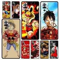 one piece monkey d luffy anime phone case for xiaomi redmi note 11 10 pro 9s 11s 9 8 7 8t 9c 9a 8a 10s k40 k50 gaming 9t cover