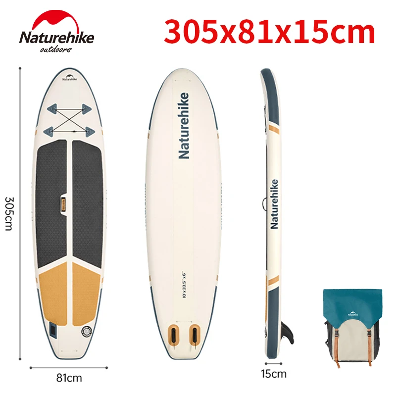 woda z plecakiem Naturehike Paddle Board Stand Up Nadmuchiwana deska surfingowa Pulp Surfing Ultralight płetwą ogonową Zestaw do sportów wodnych