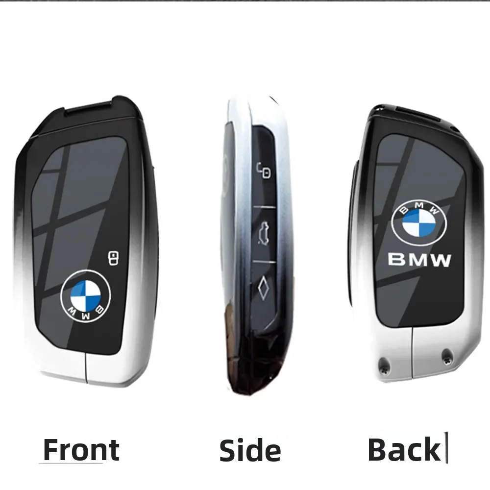 Фото Металлический чехол-брелок для автомобильной NFC-карты/ключа BMW 1, 3, 5, 7, 8 серий, X1, X3, X5, X6, X7, F30, G20, F34, F31, G30, G01, F15, I3, M4, 535le №5