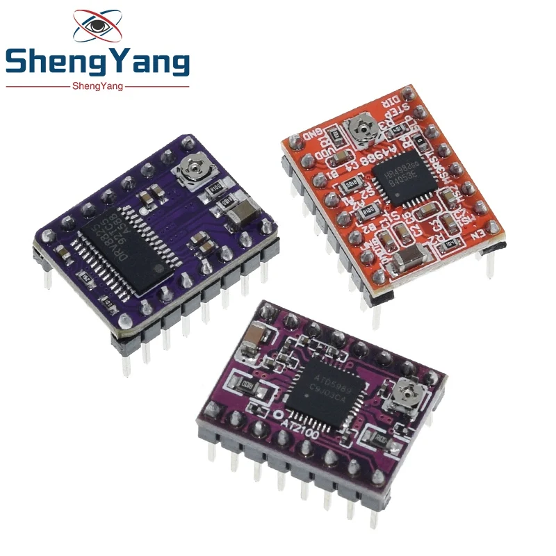 Драйвер шагового двигателя StepStick A4988 DRV8825 AT2100, 1,4 для принтера