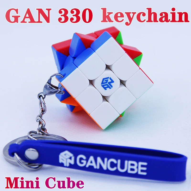 Брелок GAN330-кубик 3x3x 3 магический куб gans 3x3x3 Кубик GAN 330 мини - Цена: 8.23