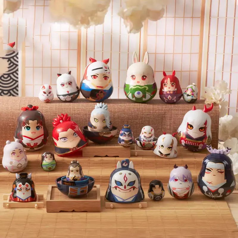 

Onmyoji Blind Box Toys Cartoon Tumbler Doll Lucky Mystery Box Figure Model Office Children Room Ornaments Birthday Gift