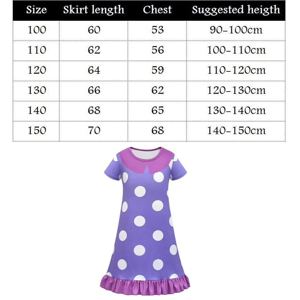 Новое детское платье для ролевых игр Inside Out2 с рукавами епископа + костюмы париком