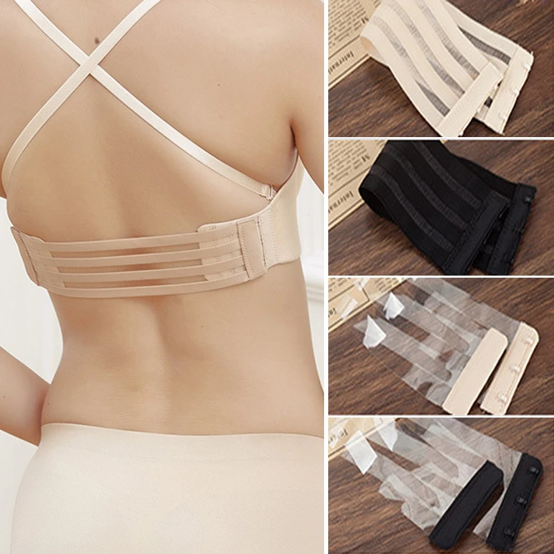 

1/3/4pc Elastic Adjustable Bra Extender Clip Clasp Buckle Women Brassiere Strap Buckle Extension Underwear Hooks Bra Accessories