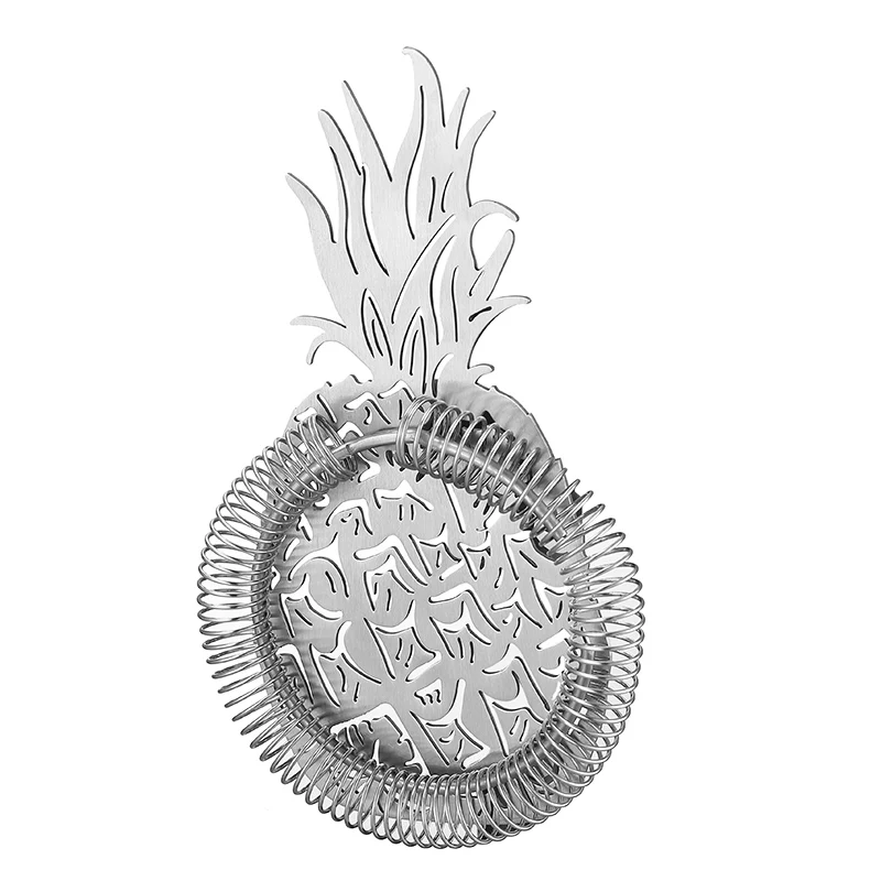Ситечко для коктейлей из нержавеющей стали с дизайном в виде ананаса