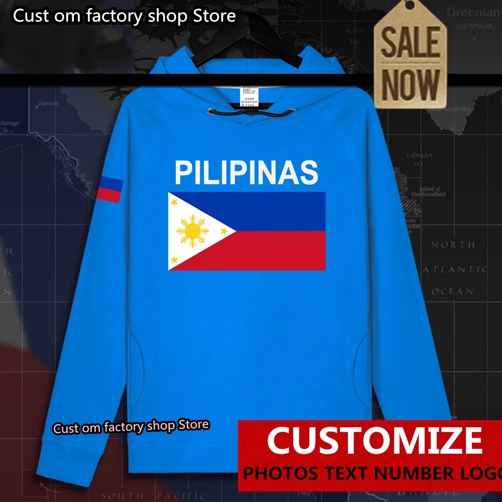 

Philippines Pilipinas PH PHL PHI mens hoodie pullovers hoodies men sweatshirt streetwear clothing hip hop tracksuit nation flag