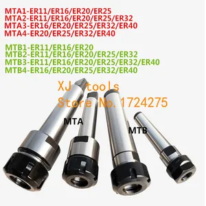 Держатель цангового патрона MT1MT2MT3MT4 Morse taper ER11ER16ER20ER25ER32ER40, зажим держателя инструмента с ЧПУ