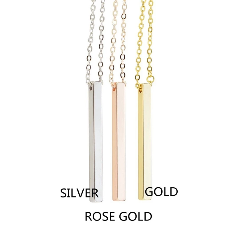 Вдохновляющая цитата Hakuna Matata ожерелье с вертикальной полосой старинная