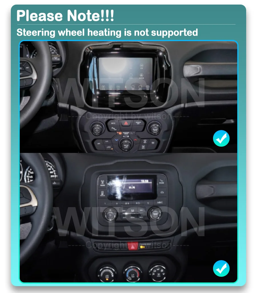 Радио Android для JEEP RENEGADE 2016-2018 10 88-дюймовый кнопочный держатель телефона Carplay WIFI BT