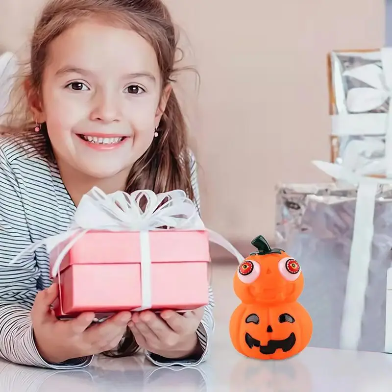 Сжимаемые игрушки на Хэллоуин забавные для глаз тыква голова призрака с
