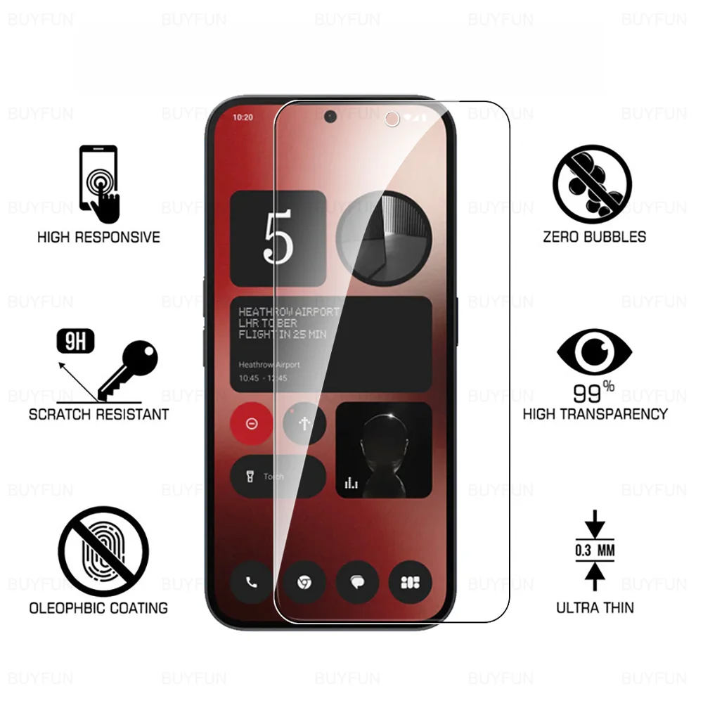 1-4 шт. закаленное стекло для телефона 2 А Защита экрана NothingPhone (2a) Phone2a A A2 5G A142 6 7