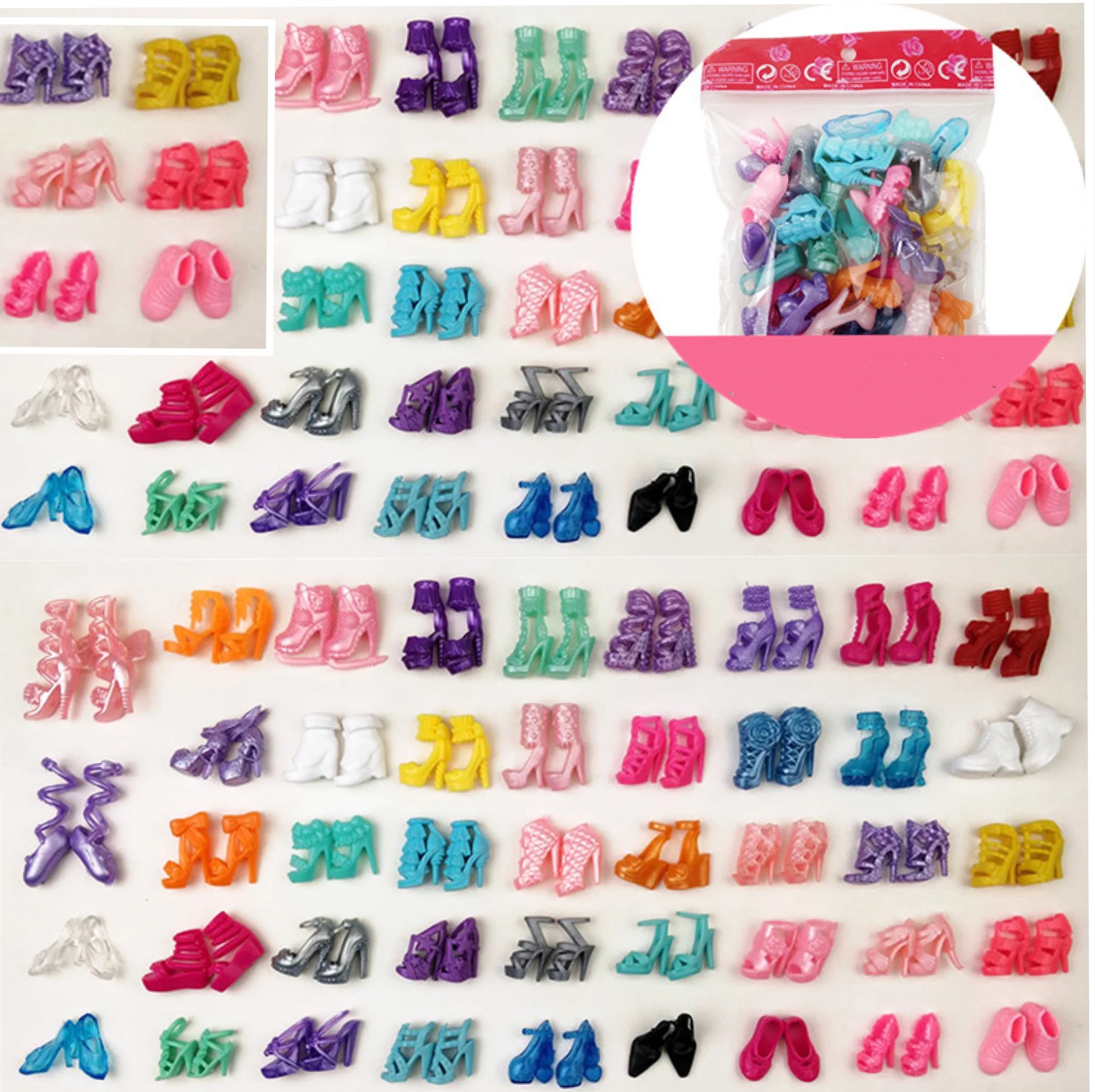 

Лидер продаж, кукольная обувь, детские игрушки, 30 предметов/партия, аксессуары для кукол, новые оригинальные разноцветные модные кроссовки, ...