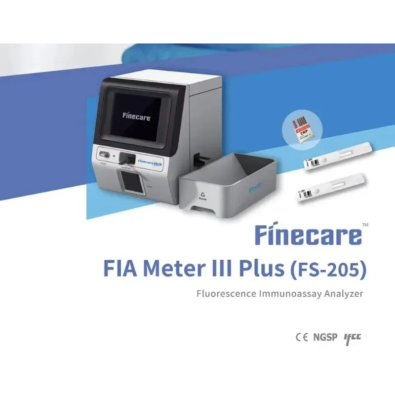 Фото Многоканальный иммунофлуоресцентный анализатор Wondfo Finecare FS-205 III 3 PLUS FIA Meter, система для химического анализа, наборы реагентов для тестирования №2