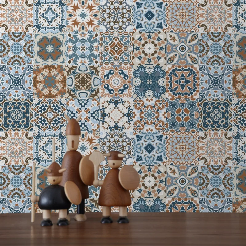 Et104 наклейка на морскую плитку с перекрестным покрытием, винтажная наклейка на плитку, Декоративные самоклеящиеся настенные наклейки «сделай сам», оптовая продажа