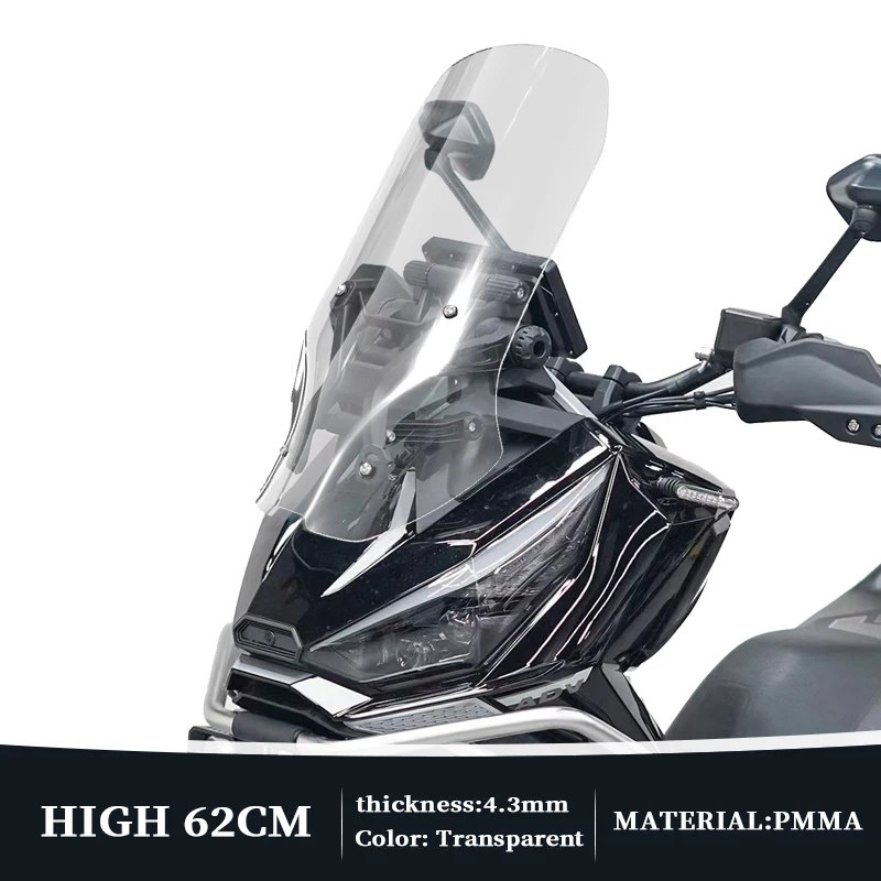

368G передние ветровые дефлекторы мотоцикла, модифицированные усиленные аксессуары для лобового стекла 52 см 57 см 62 см для ZONTES 368 G 368 г
