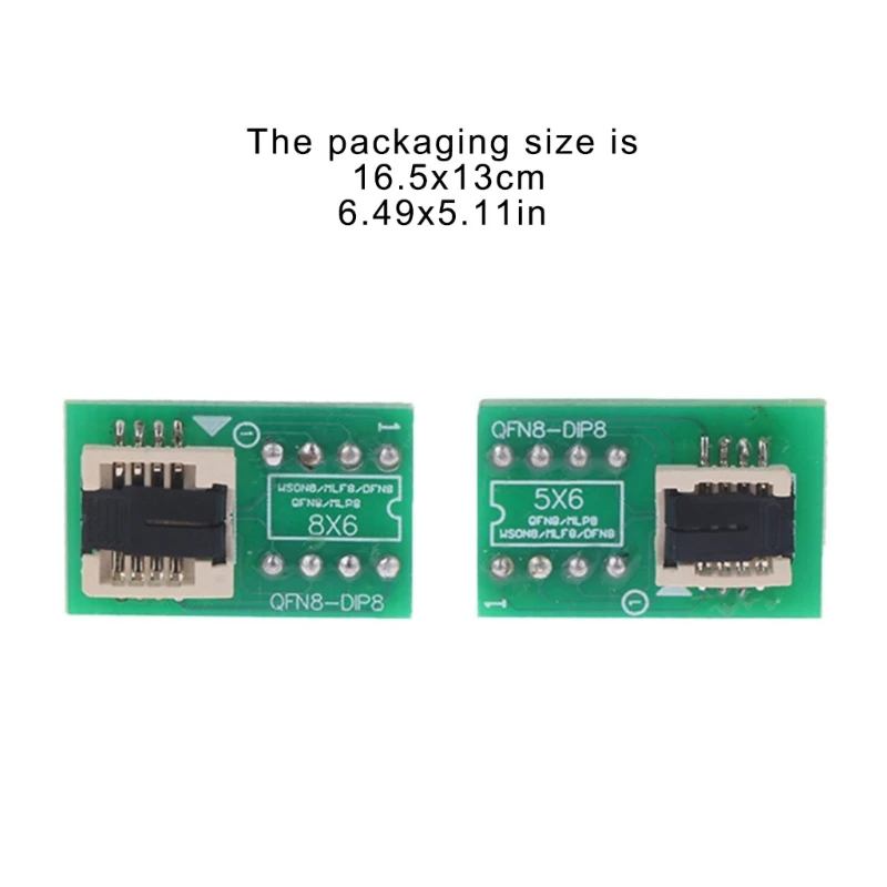 PCB QFN8/WSON8/MLF8/DFN8 тестирует разъемы простая в использовании откидная крышка для