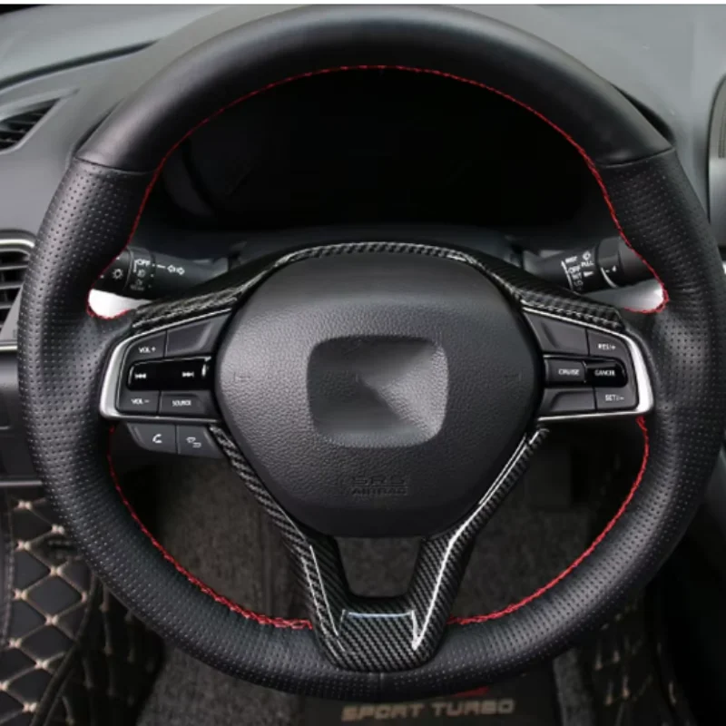 Накладка на руль автомобиля круг с блестками наклейка внутренний молдинг для Honda
