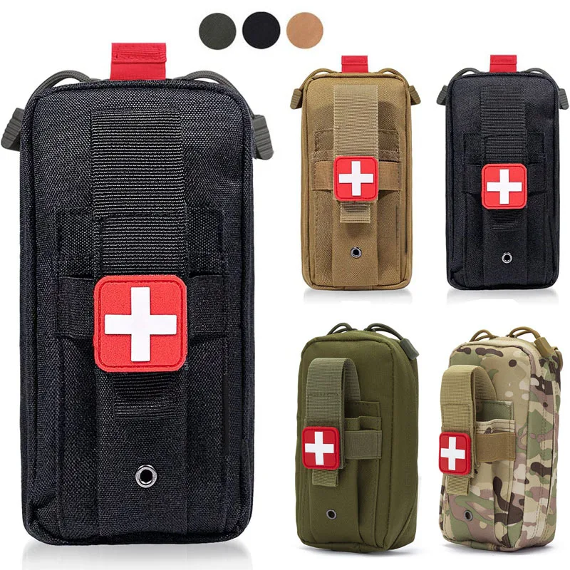 

Tactical MOLLE Medical EDC Pouch Outdoor EMT First Aid Kit Pouch IFAK Trauma Hunting Emergency Survival Bag Military Tool Pack